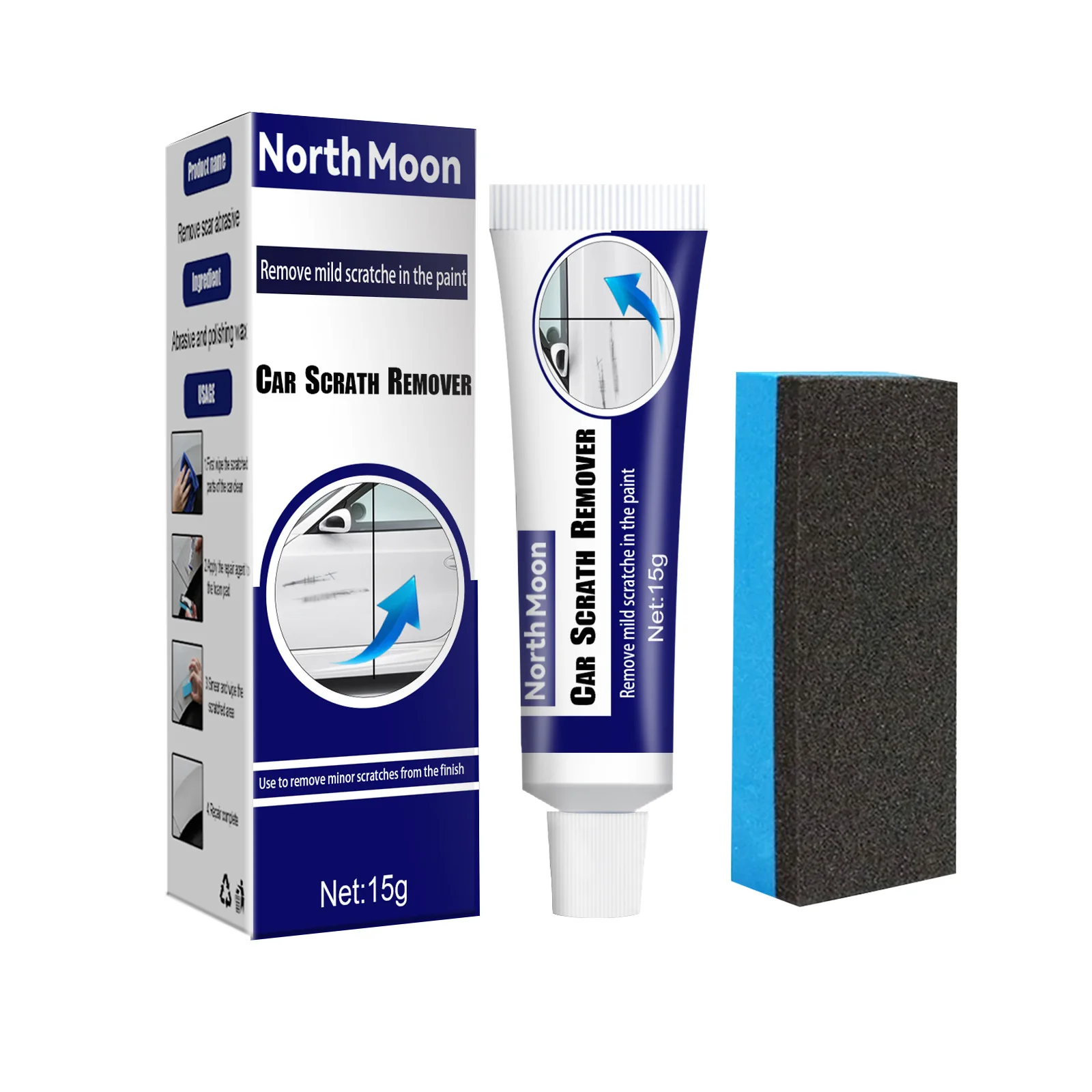 Geruiou Automotive Scratch Repair Remover Scratch Removal Grinder Scratch Polishing Refurbishment Paint Scratch Wax
