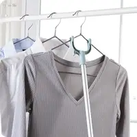 Vanzlife balcony fork pole the hangers for clothes pole retractable pole drying pole fork dress stick space saving clothing rack 2