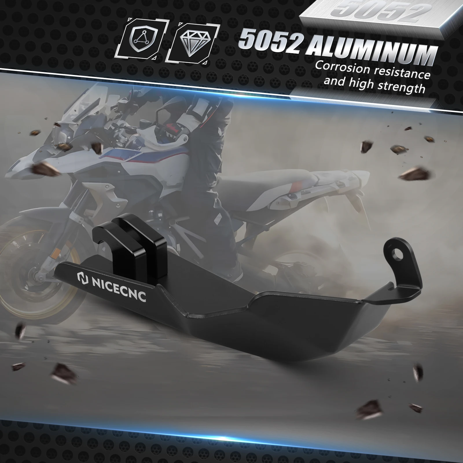Für BMW R1200GS R1250GS Motorrad Achsantriebsschutz Passend für 2019–2024 R1250GS R1250GS GSA 2013–2018 R1200GS Adventure R1200GS – Detail 4