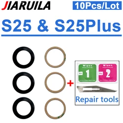10 - Pack Enhanced Back Camera Glass Lens with Adhesive (S25 - S25Plus)