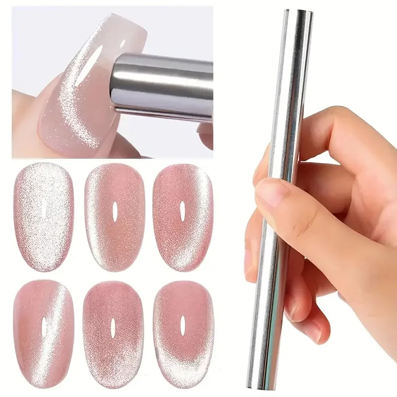15cm Dual-Head Strong Magnetic Stick For 3D Magnetic Cat Eye Gel UV Gel Polish Varnish Multi-Function Magnet Pen Nail Art Tools