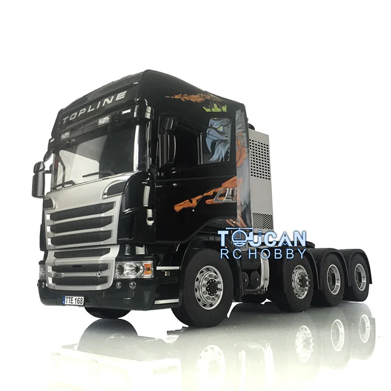 LESU 1/14 8*8 RC Tractor Truck Model Metal Chassis Unassembled Painted Car 802C Servo Motor W/O Light Sound System ESC THZH0936 4