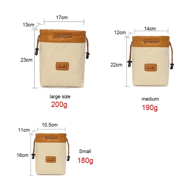 Camera Lens Pouch Bag Neoprene Waterproof Soft Video Camera Lens Pouch Bag Case For Canon Sony for Most Digital SLR Camera