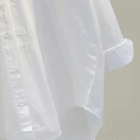 Long Sleeve White Women Shirt New Spring Casual Loose Office Blouse Lady Tops Button Simple Woman Clothes Blusas 12616 - Image 4