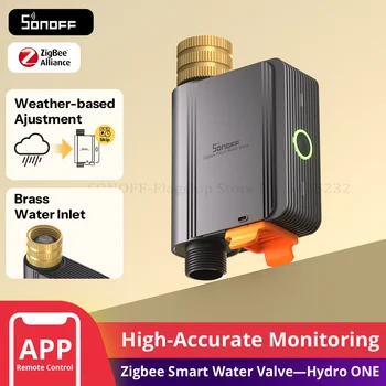 SONOFF SWV-ZFE Hydro Series Hydro ONE Zigbee Smart Water Valve With Flow Meter SWV Dual Communication Modes Water Data Insights 1