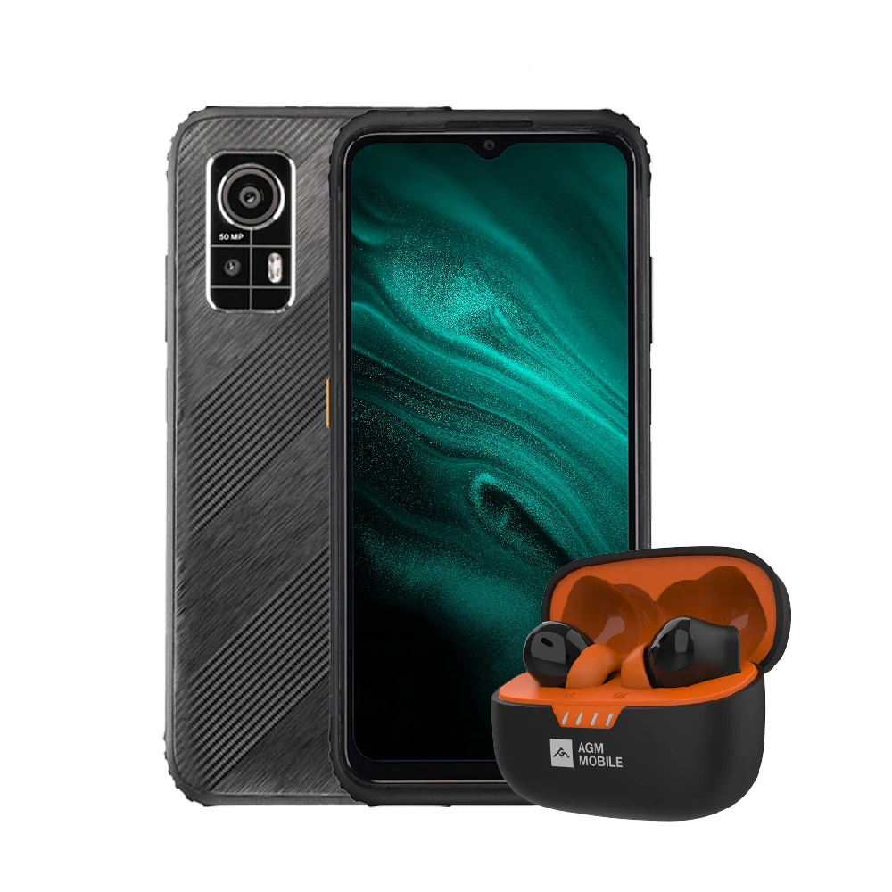 AGM H6 頑丈なスマートフォン 50MP カメラ、8GB+256GB、90Hz