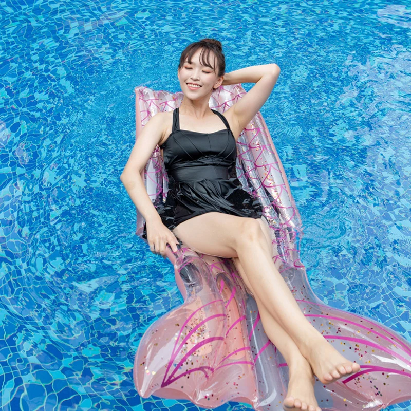 

Inflatable Floating Row Water Hammock Swimming Air Mattresses Summer Pool Beach PVC Float Bed Lounger Swimming Pool Water Party