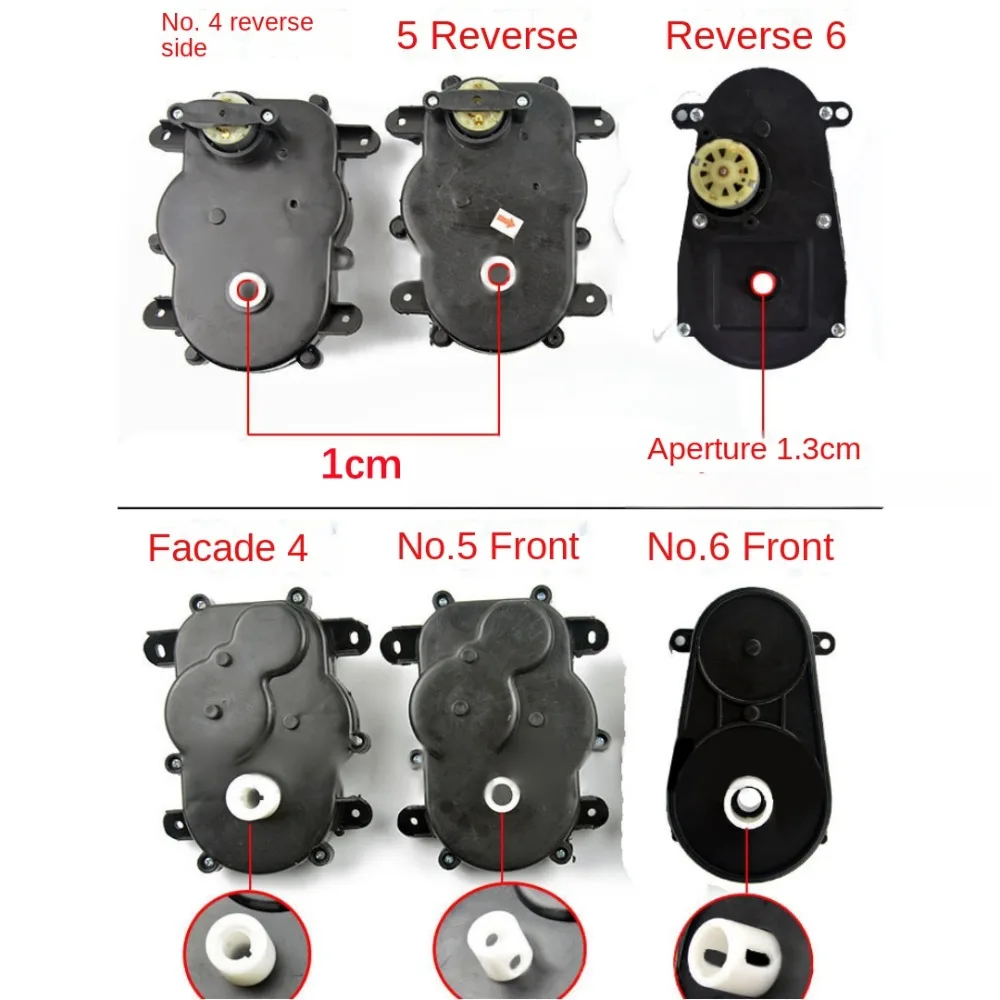 Children's Electric Vehicle Steering Shaft Motor 12V Plastic Steering Box Easy to Install Ride on Toys Servos Motor Gearbox