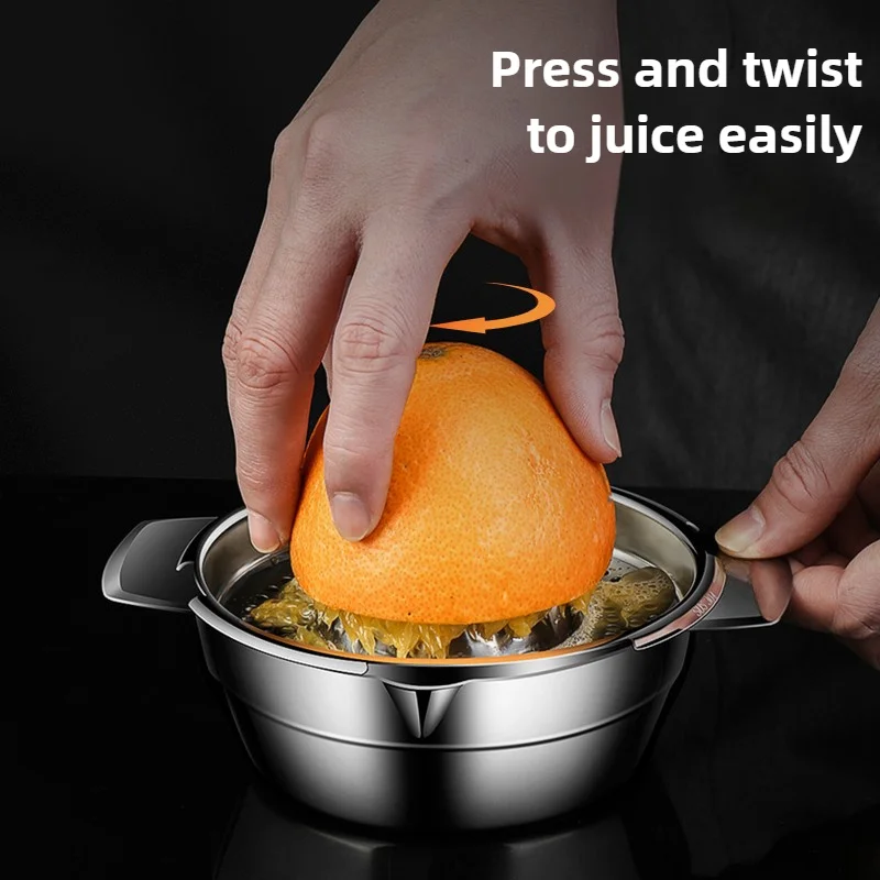 Stainless Steel Juicer Household Manual Lemon Orange Squeezer Press Type Fruit Juice Tool