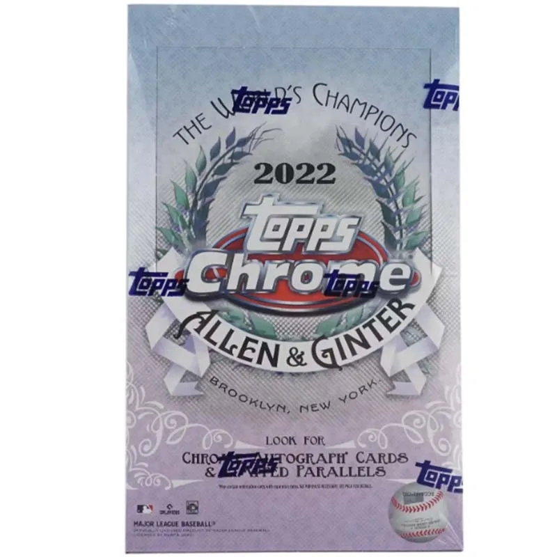 

2022 Topps Allen Ginter Chrome Baseball Hobby Box Commemorate Collection Card Limited Signature Fans Gift Children Idol People