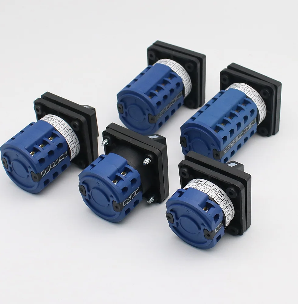 rotativo interruptor de controle comutacao painel montado 02