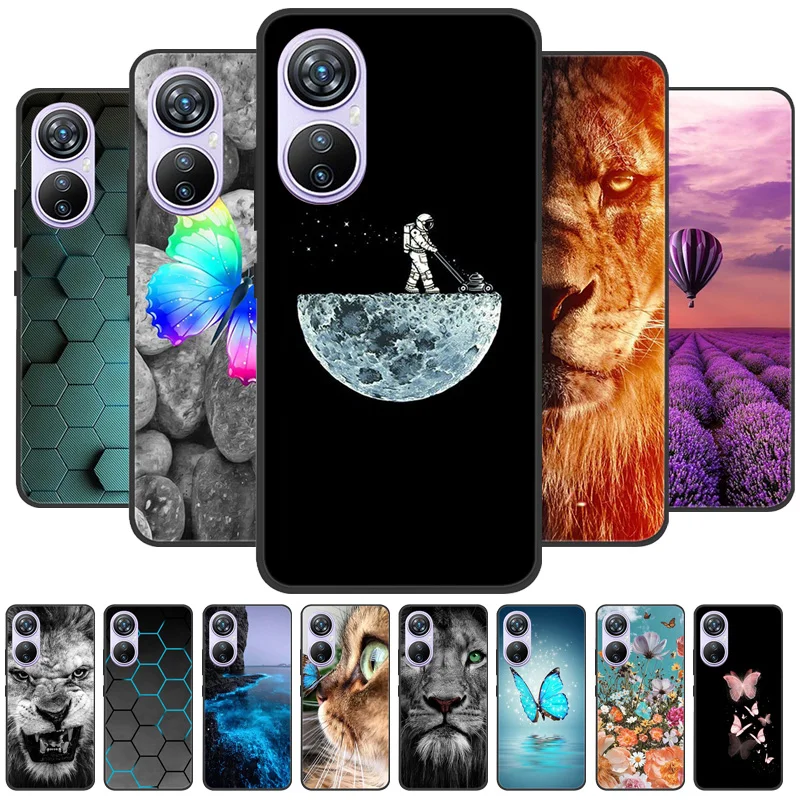 Per Blackview A200 Pro Custodia Cover Posteriore Fiore Antiurto Per Blackview A200 Pro Astronaut Soft Silicone Phone Fundas Bumper