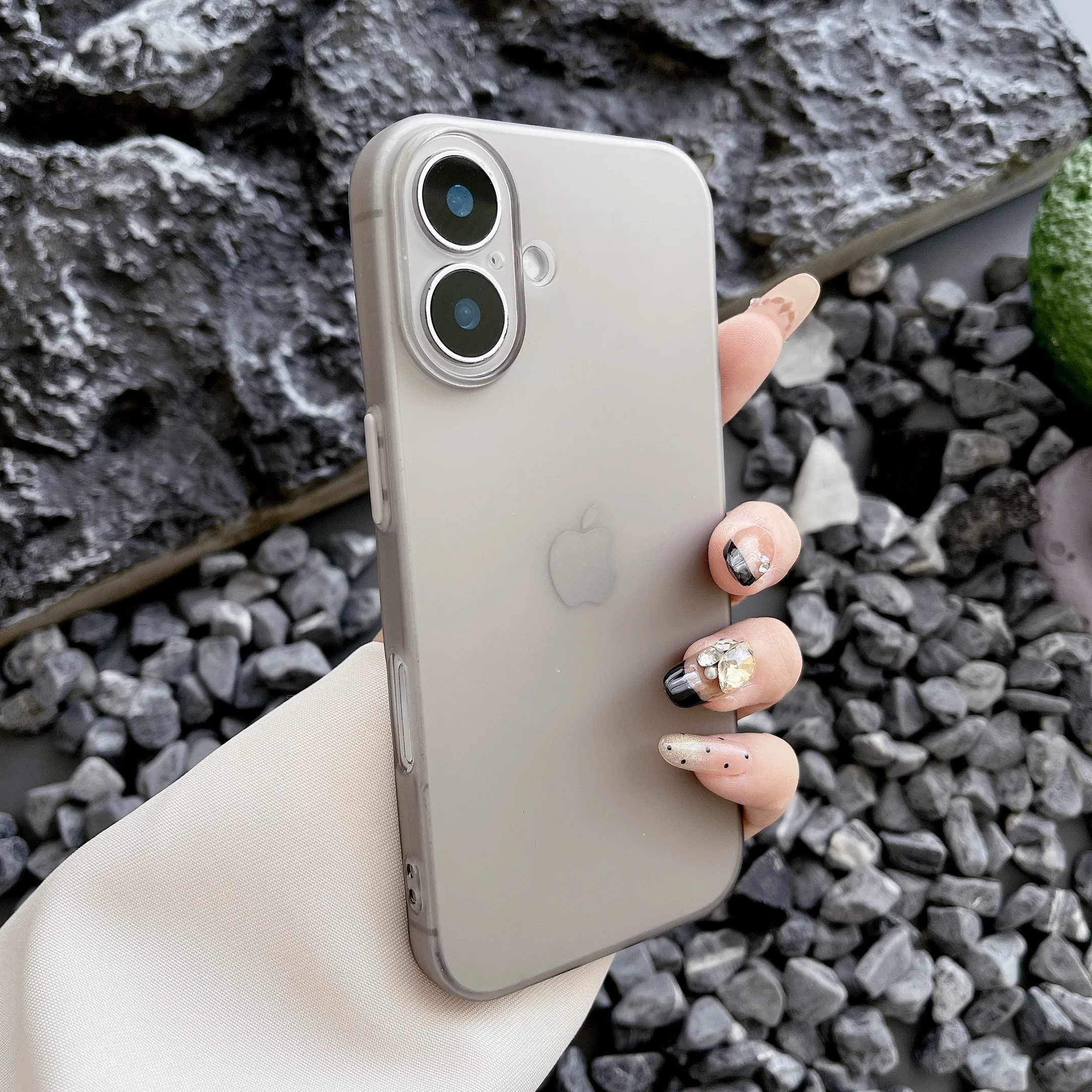 Ultra Thin Matte Transparent Soft TPU Shockproof Frosted Translucent Phone Case
