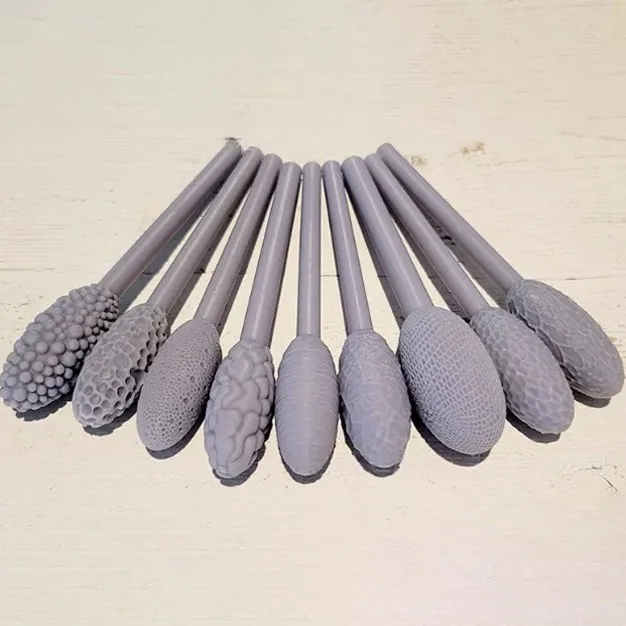 9-Piece Clay Craft Tool Set DIY Crafting Clay Texture Ideal for Art & Embossed Latticework