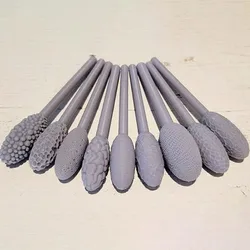 Premium 9 - Piece Crafting Clay Texture Tool Set for Art & Latticework Creations (9pcs)