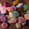 Newborn Photography Props Wrap Baby Blanket Soft Stretchable Cotton Swaddling Photography Backdrop Babies Accessories 1