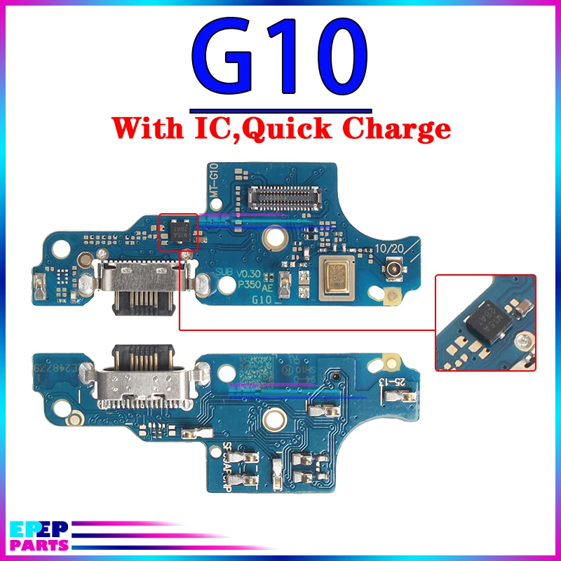 Charging Board Module for Motorola Moto G10 Power G20 G30 G40 Fusion G50 G60 G60S 5G G100 G200 Usb Dock Charger Port