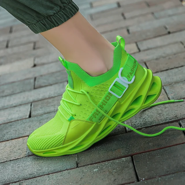 Zapatillas de correr transpirables para hombre y mujer, deportivas ligeras Unisex de alta calidad, a la moda, talla grande, 2023 - Image 5