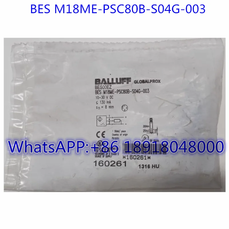 

Brand New BES00EZ Sensor BES M18ME-PSC80B-S04G-003 Fast Shipping