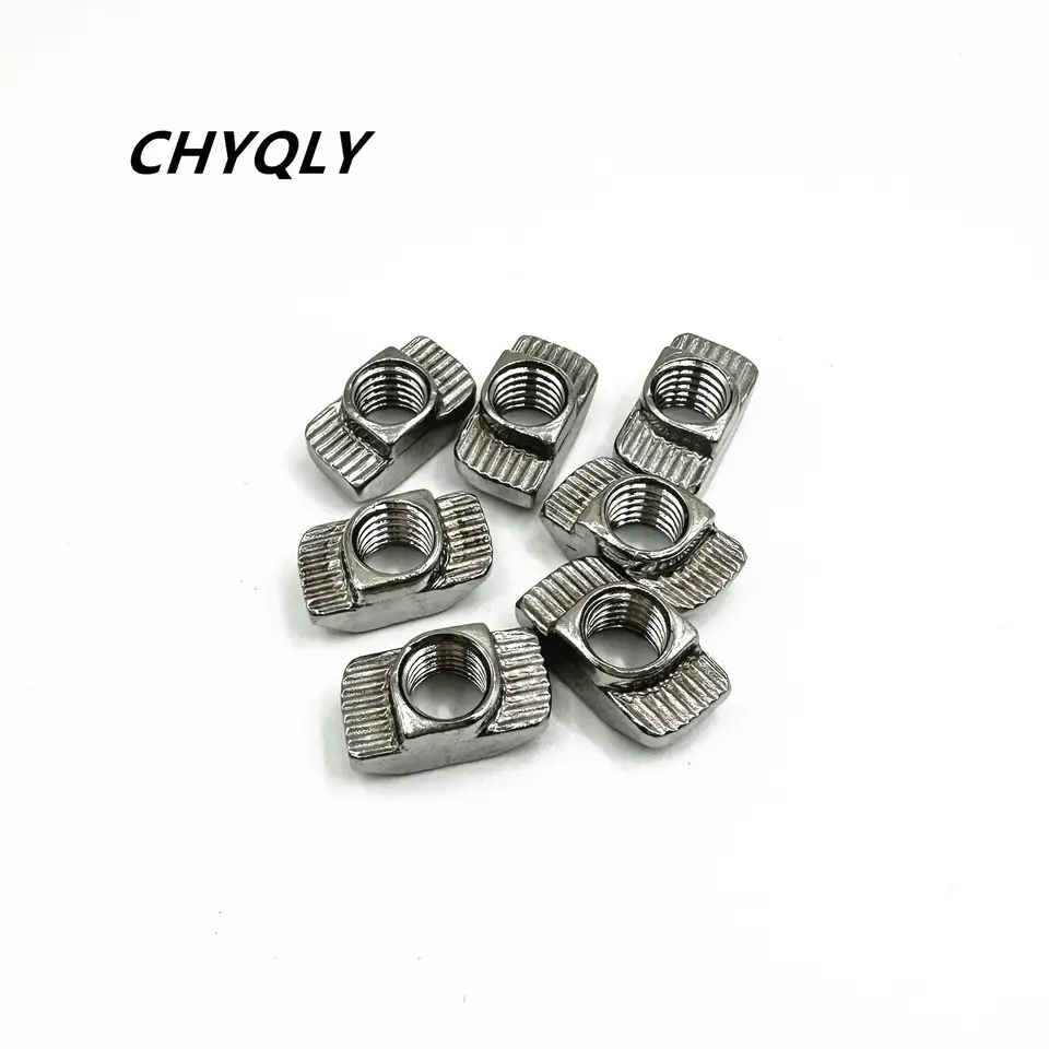 Stainless Steel T-Nuts M3/M4/M5/M6/M8 For 20/30/40 SeriesT Nut Hammer Drop In Nut Fasten Connector 2020/3030/4040 Aluminum image 3