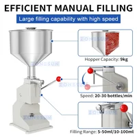 ZONESUN Manual Paste Filling Machine for Cosmetics Liquids ZS-A03S 3