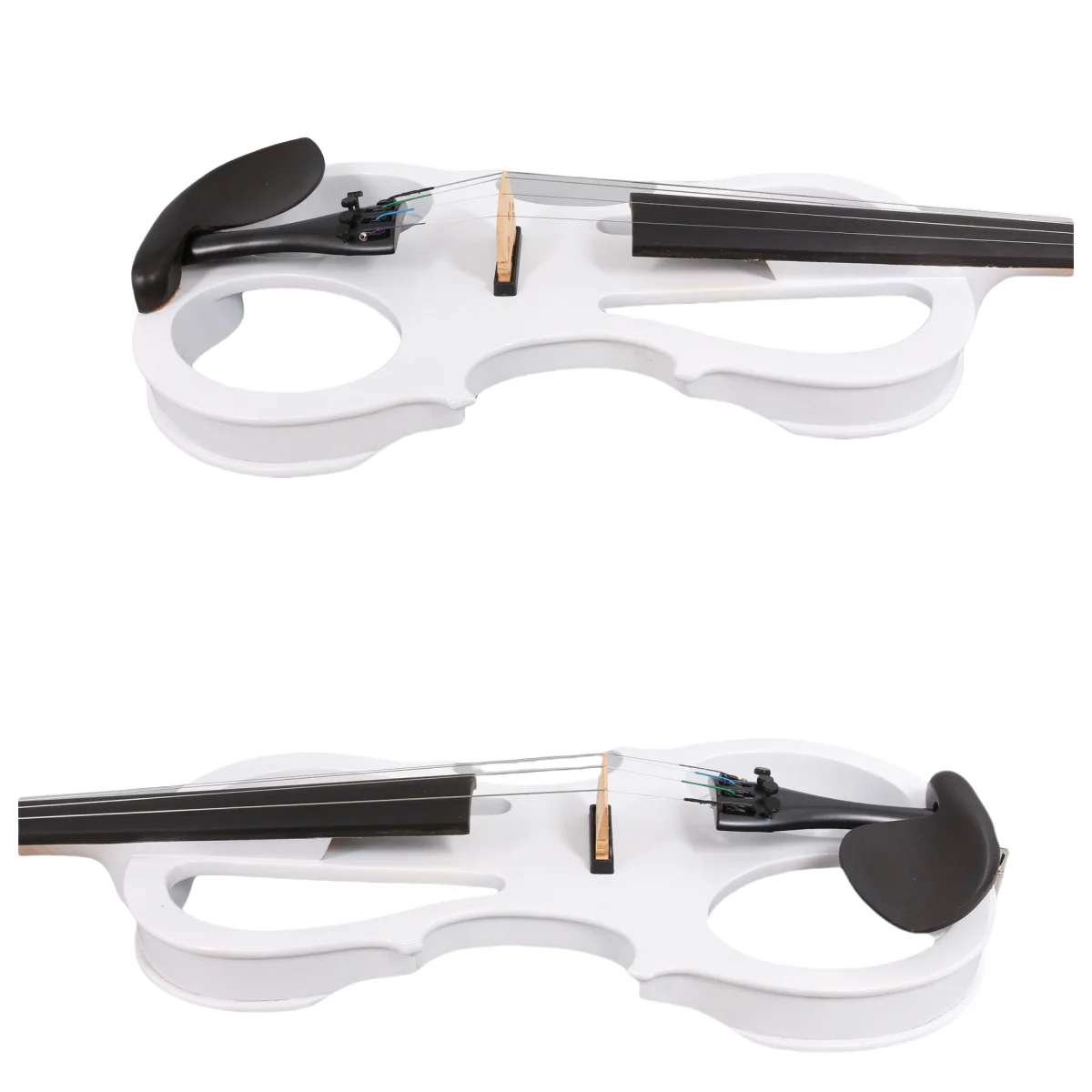 4 String Viola 16 Inch Electric Solid Wood Full Set Accessories Ebony Fittings Ebony Peg Fingerboard