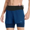 ARSUXEO Men's Trail Running Shorts Sportswear 2 in 1 Wrap-Around Pockets Gym Training Exercise Joging Athletic Shorts B233 1
