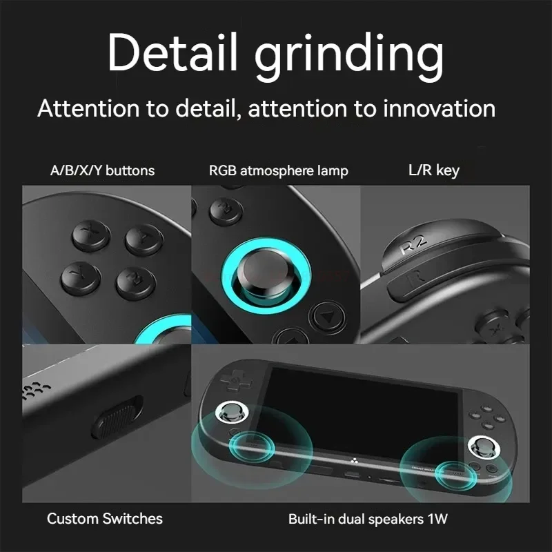 Trimui-スマートプロハンドヘルドゲームコンソール,5インチ