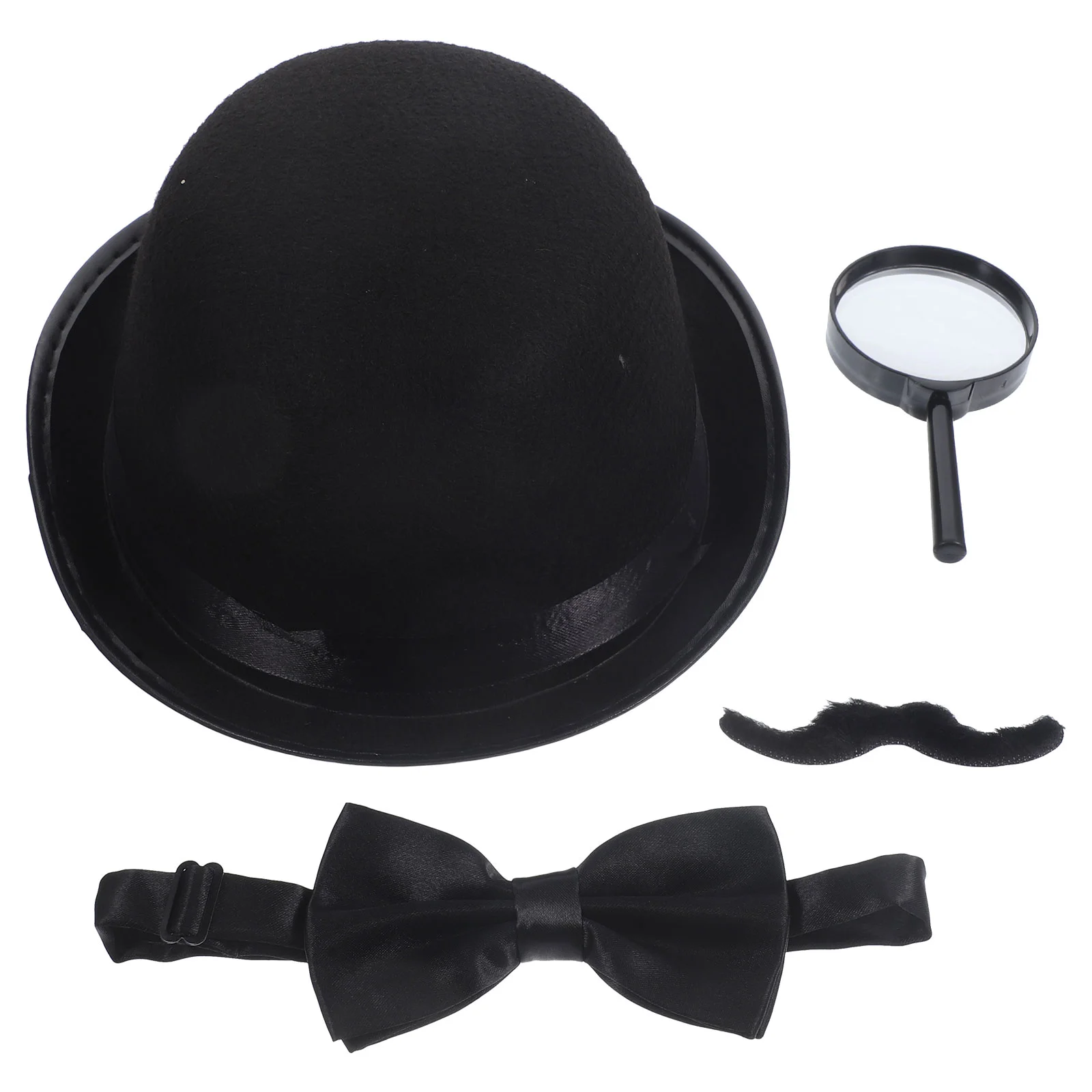 

Detective Modern Era Suit Magician Costume Cosplay Party Dress up Props Accessories
