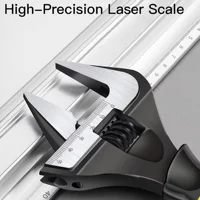 ประแจอเนกประสงค์ปรับได้ขนาด 6/8/12 นิ้ว ผลิตจากเหล็กโครเมียมวานาเดียม ปากตาย ด้ามสั้น แข็งแรงทนทาน สำหรับงานหนัก เครื่องมือช่างในครัวเรือน 5