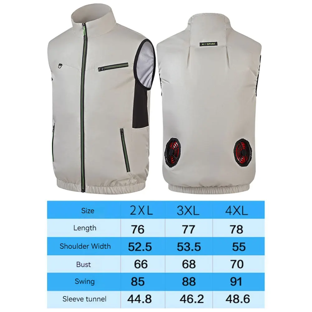 Cooling Vest Breathable Cool Jacket Sleeveless Workwear for High Temperature Work