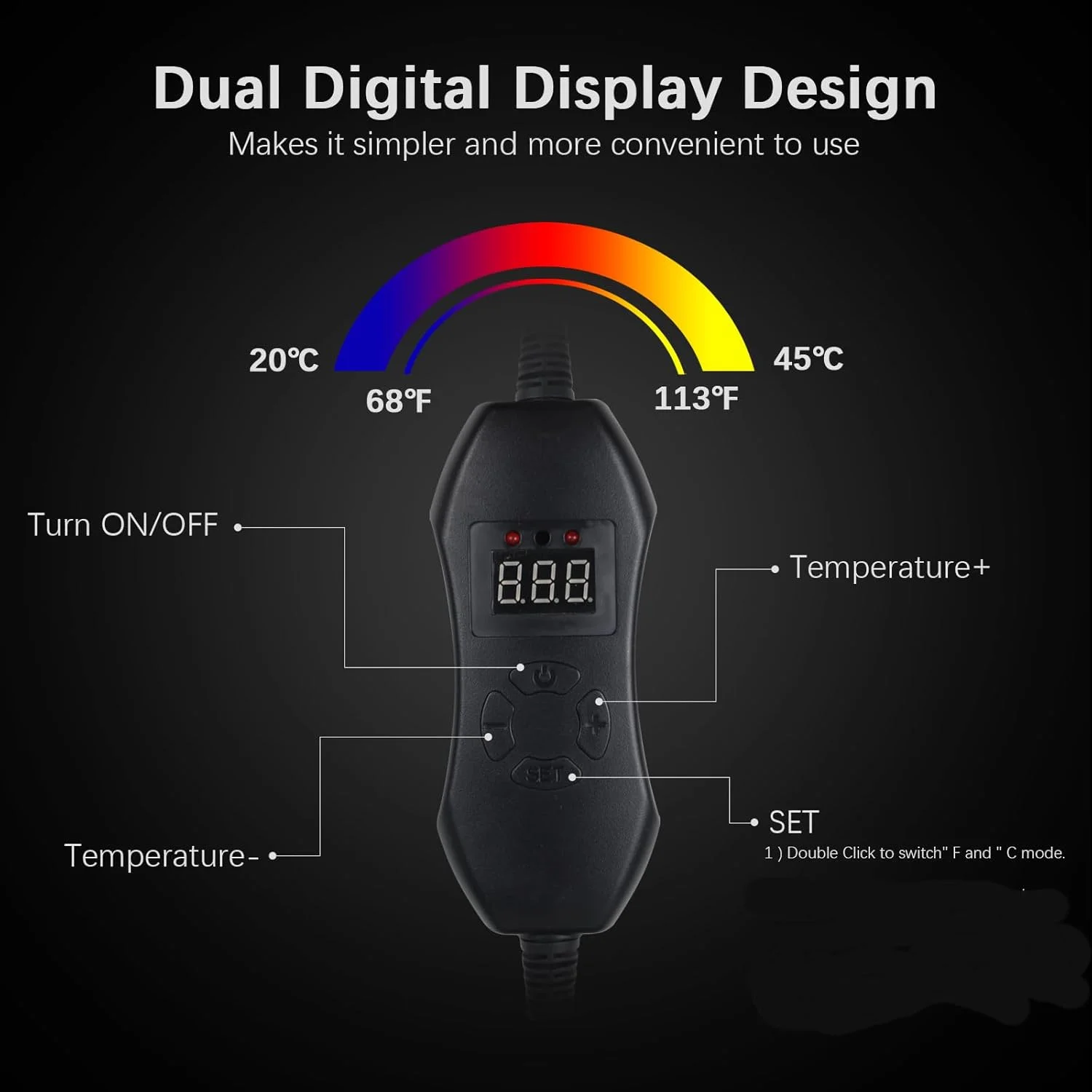 Indoor Plant Germination Heating Pad with Digital Thermostat