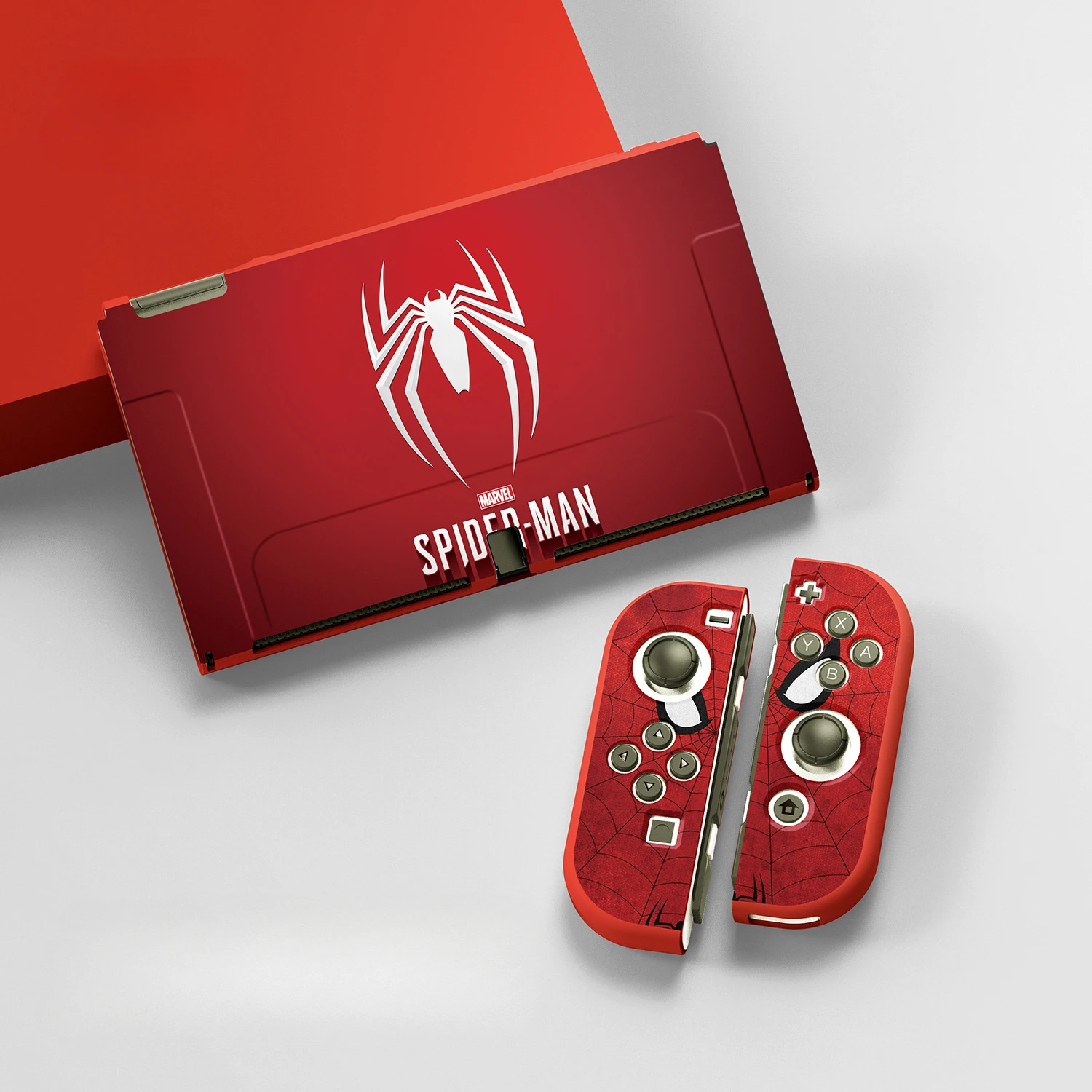 ニンテンドーSwitch　ジョイコン　スパイダーマン　カスタム ニンテンドーSwitch ジョイコン スパイダーマン カスタム