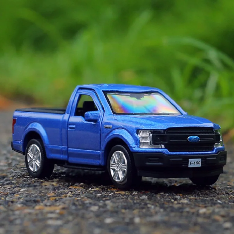 

American Ford Family F150 SVT Raptor Off-Road Pickup Truck Ornaments RMZ city 1:36 Alloy Model Metal Car Diecasts & Toy Vehicle