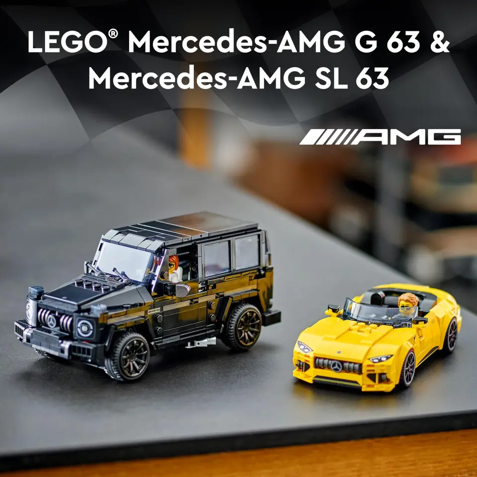 LEGO 76924 Speed Champions Mercedes AMG G 63 & Mercedes AMG SL 63