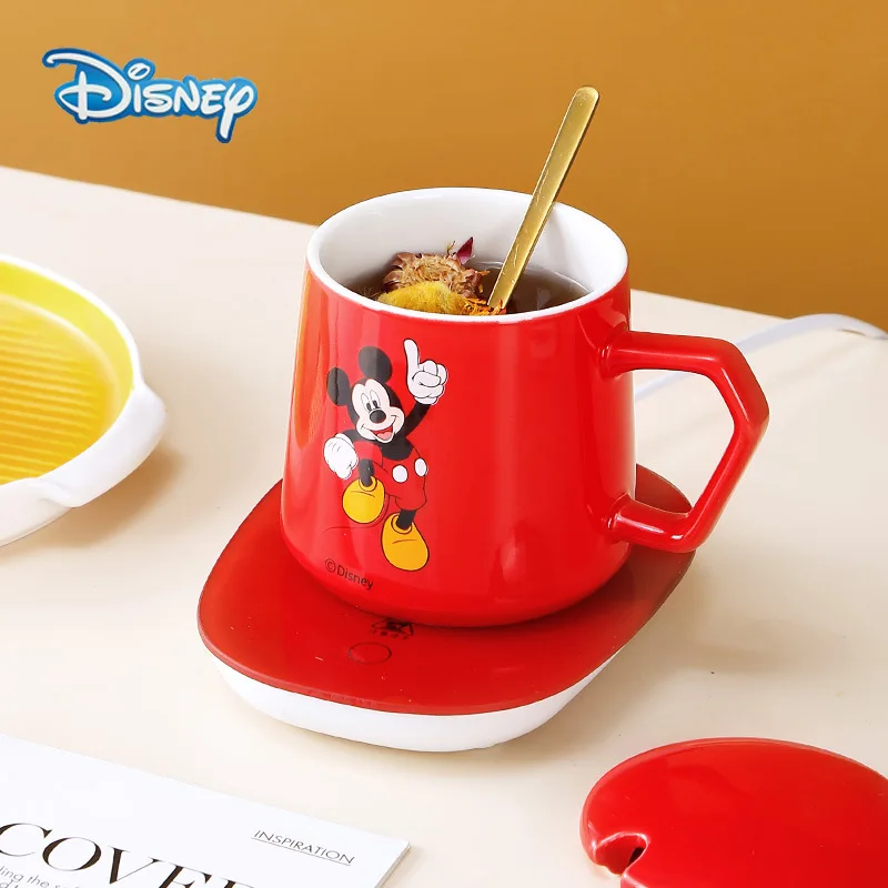 Disney Mickey Minnie Mouse Mug Cartoon Cute Daisy Milk Coffee Mug with  Spoon Lid Kawaii Tee Cup Ceramic Mugs Set Gift Box - AliExpress