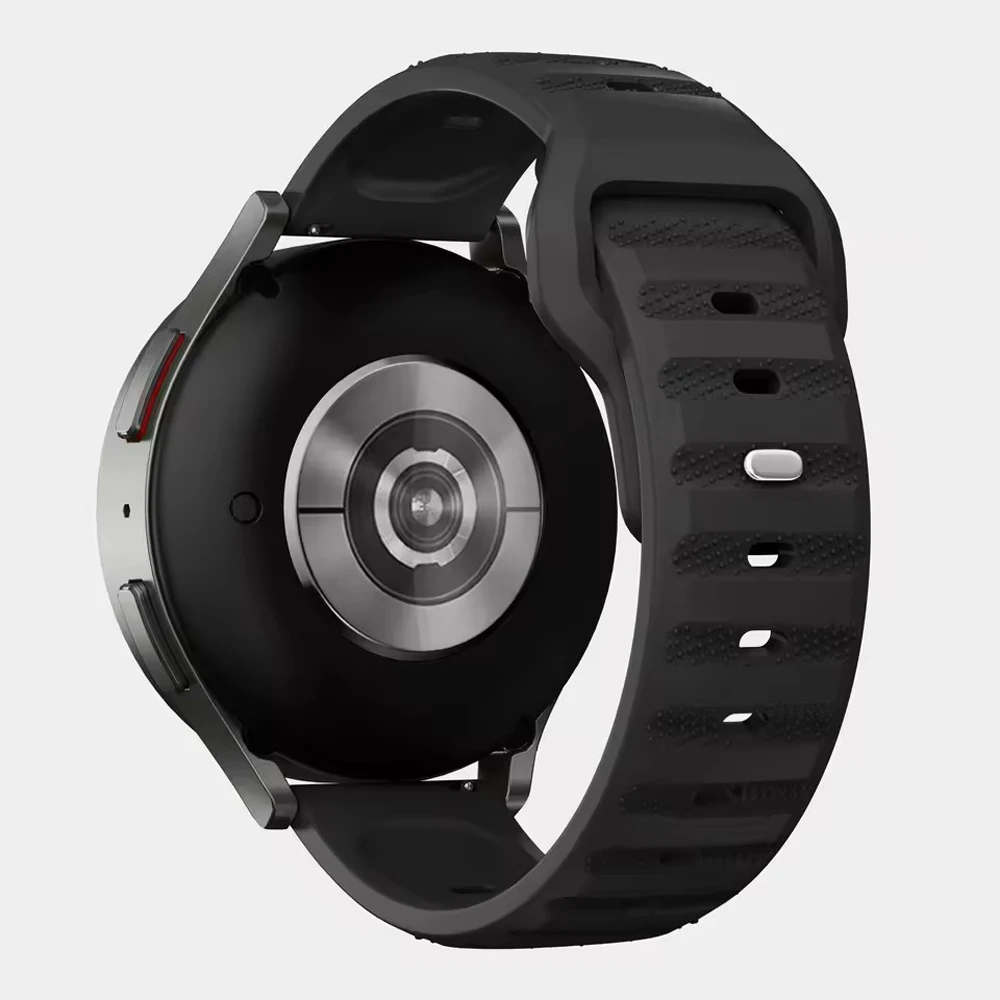Enhanced Silicone Sports Watch Band – Premium Quality, 20mm/22mm, Multiple Fits