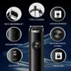 Sejoy Electric Hair Clippers Nose Hair Trimmer For Man Ears Cordless Men's Beard Trimmer Kit 8 in 1 3