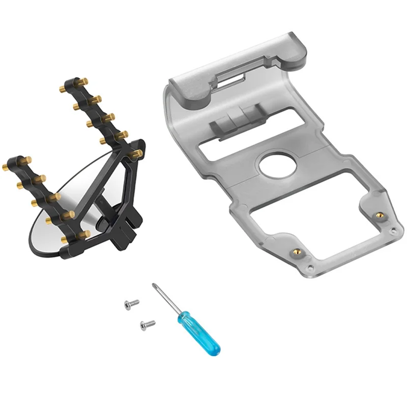 Amplificateur de signal d'antenne pour DJI Mini3, montrant les câbles et le boîtier noir
