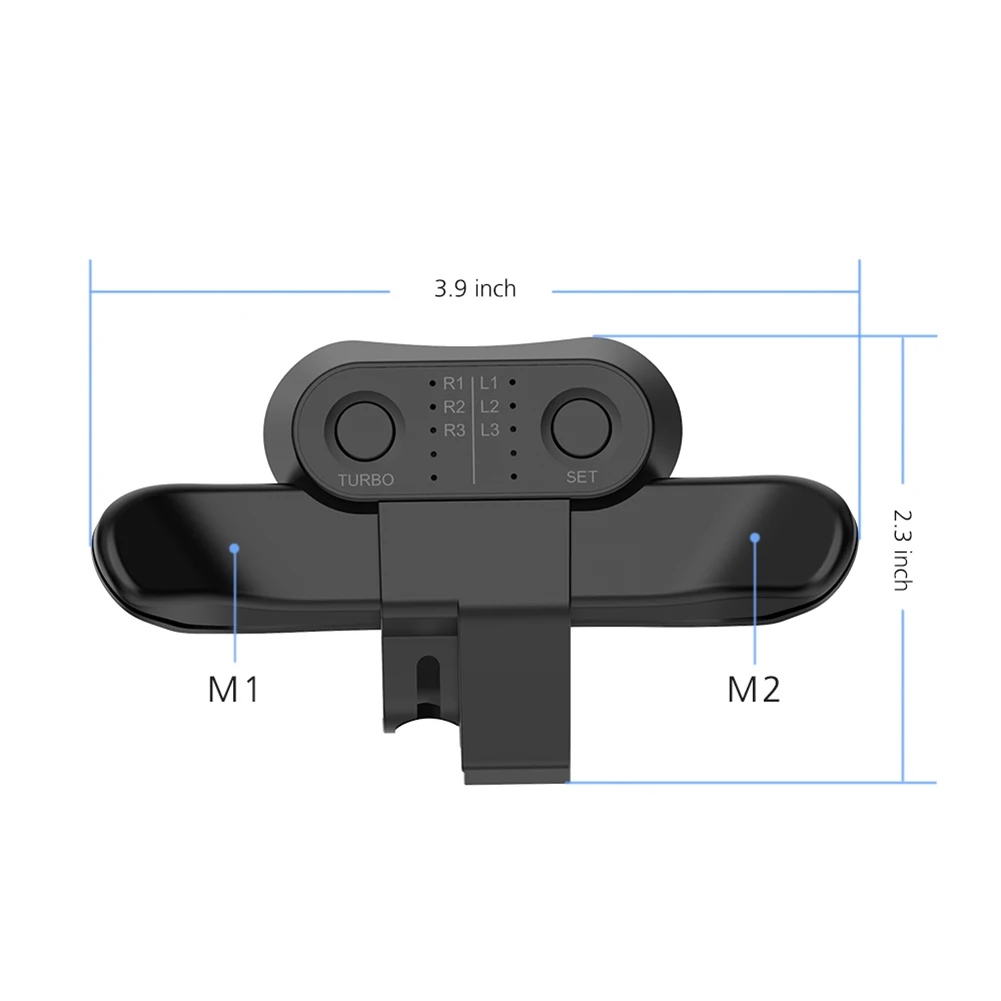 For Ps4 Extended Gamepad Back Button Attachment Joystick For Dualshock4 Rear Extension Keys With Turbo Accessories - Accessories AliExpress