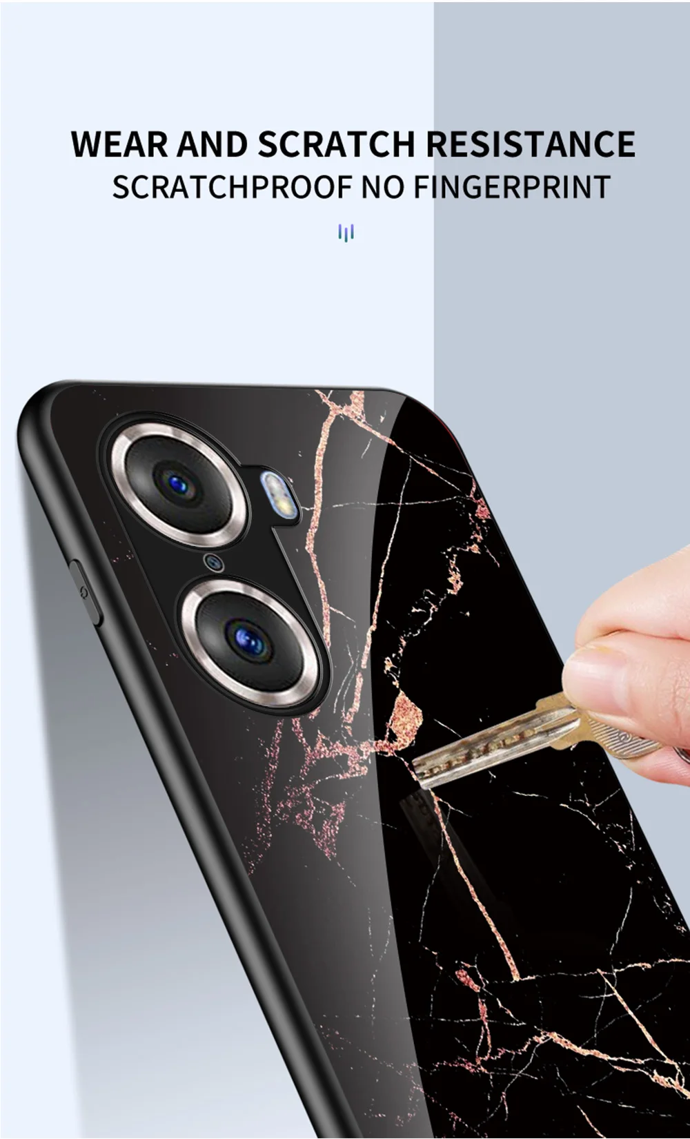 Honor 70 60 50 SE Custodia DECLAREYAO Cover dura in vetro temperato per Huawei Honor 30 Pro Plus 20 10 Lite Vista 30 20 V10 V9 Ca_voghion.com