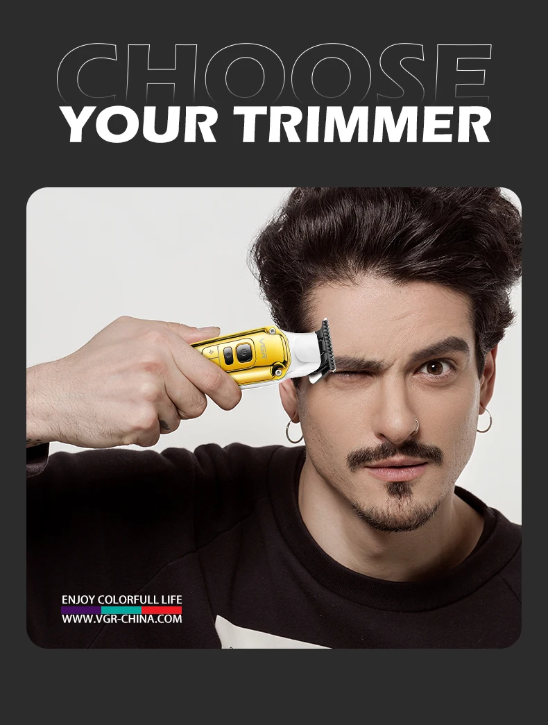 VGR مقص الشعر المعادن الجسم الشعر المتقلب قوة قوية...