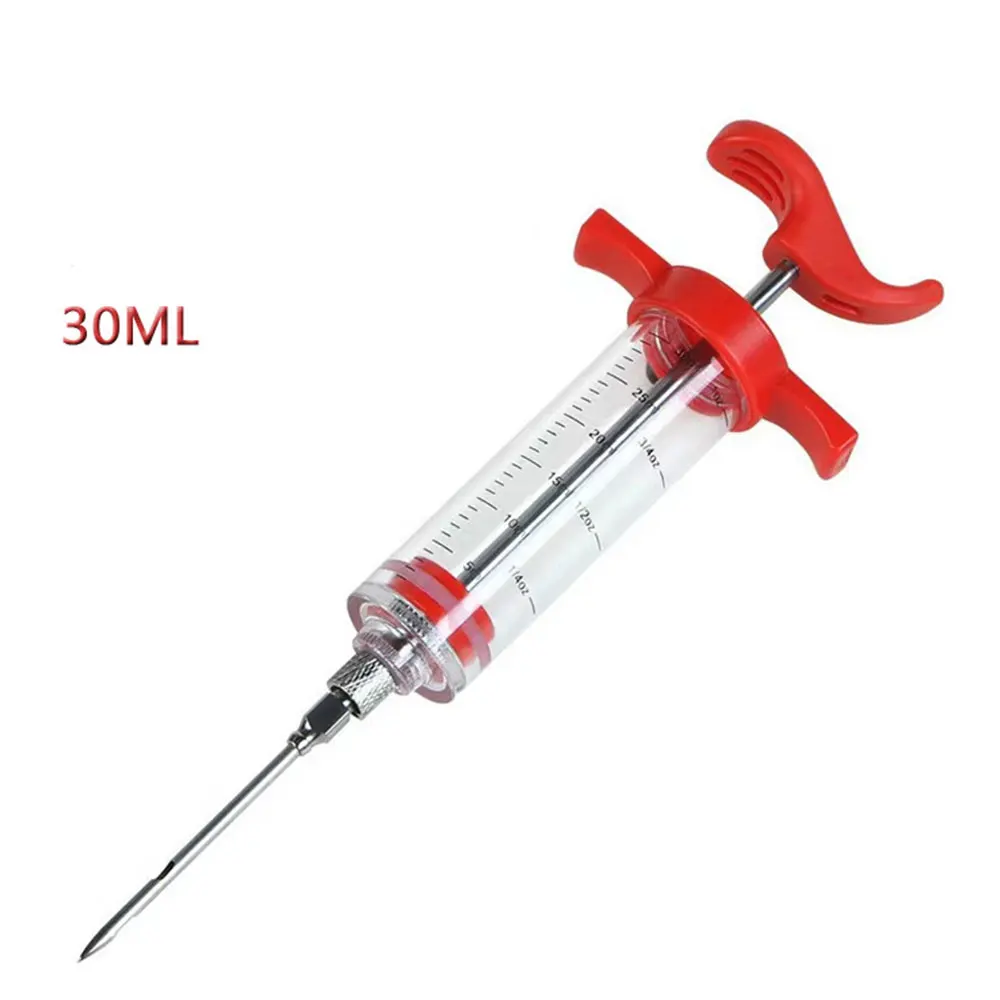 Marinade-Injector-Met-Rvs-Naalden-Bbq-Vlees-Spuit-Saus-Injectie-Kalkoen ...