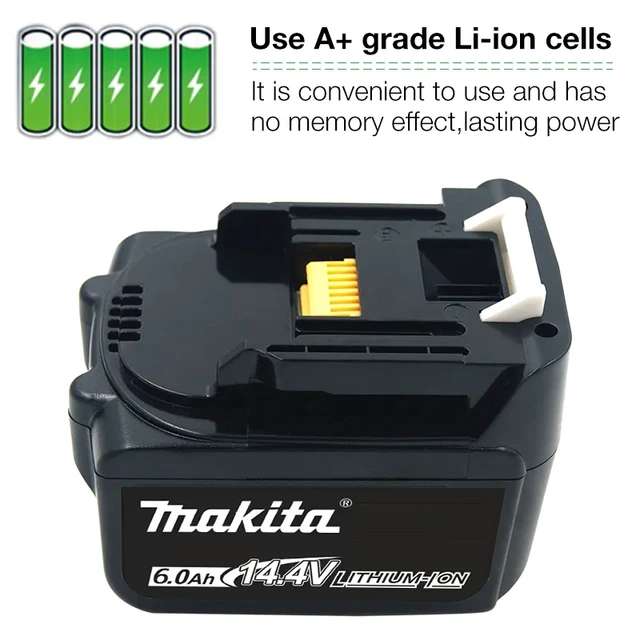 14.4v 5.0ah Rechargeable Li-ion Battery For Makita 14v Power Tools
