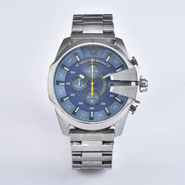 Kuerst men s watch waterproof quartz stainless steel watch for men large dial luxury business