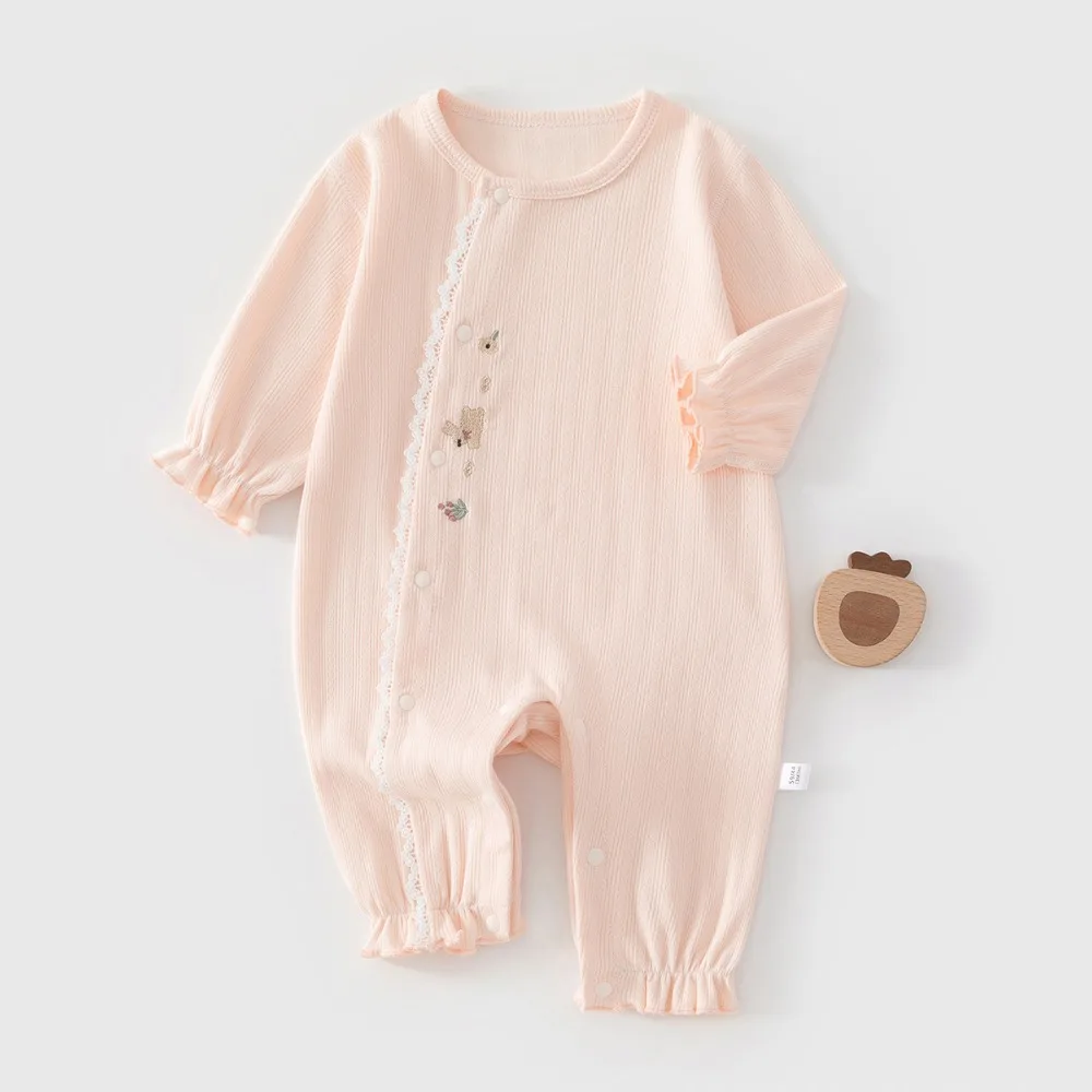 Baby Spring Pullover Jumpsuit Pure Cotton Long Sleeved Hoodie Baby Clothes for Boys and Girls Autumn Clothes for Outdoor Clothes 1