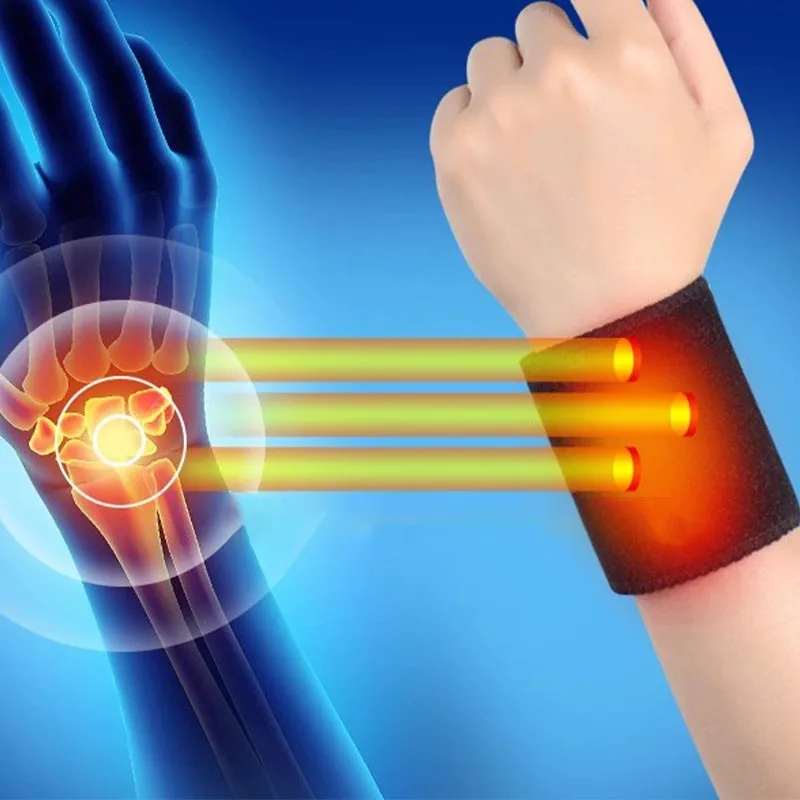 سوار معصم ذاتي التسخين، واقي معصم مغناطيسي، ضغط سا...