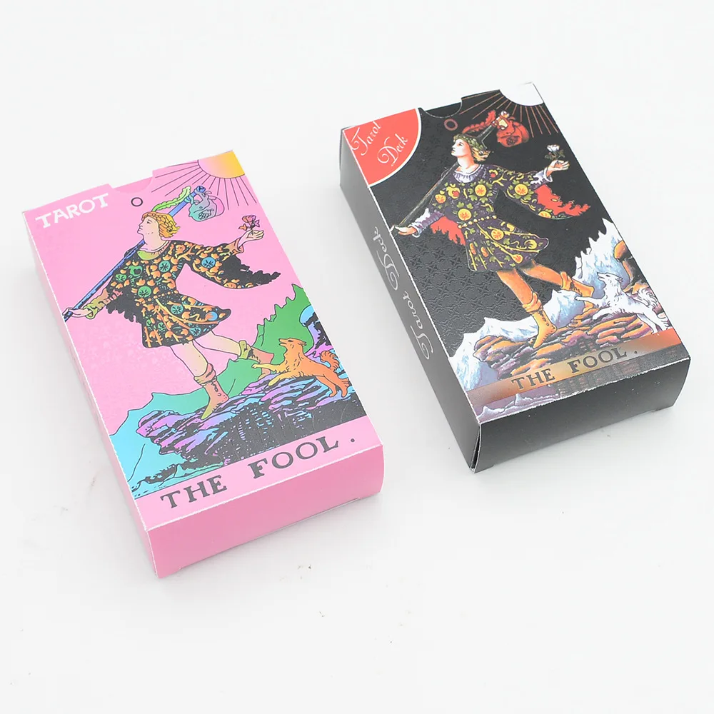 

Vete tarot Color Printing tarot Plastic PVC Waterproof tarot Instructions Family Entertainment kids toys