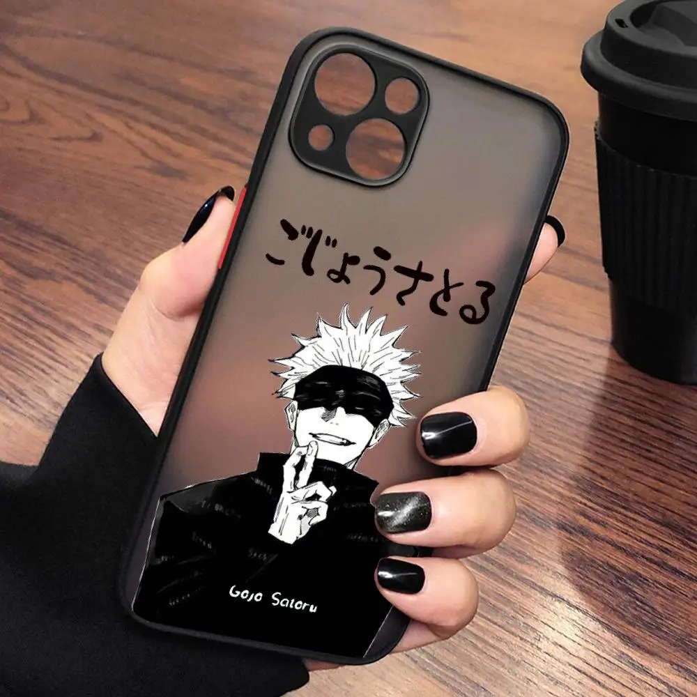 Jujutsu Kaisen Gojo Shockproof Armor Matte Phone Case