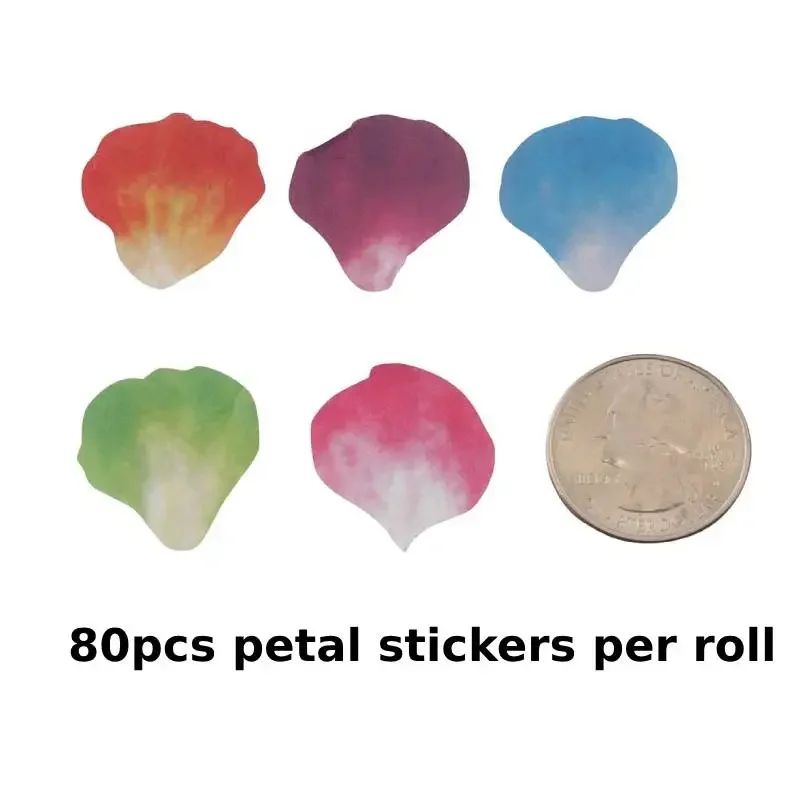 Petal Tape Flowers Sticker Decorative Tape Masking Tapes 400pcs For DIY Arts Crafts Scrapbooking Journals Gift Wrapping Party